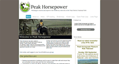 Desktop Screenshot of peakhorsepower.co.uk