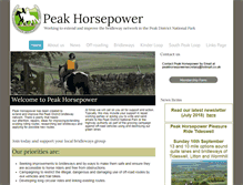 Tablet Screenshot of peakhorsepower.co.uk